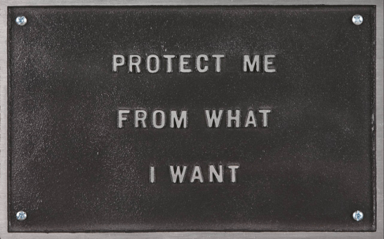 psam jenny holzer protect me from what I Want 1985