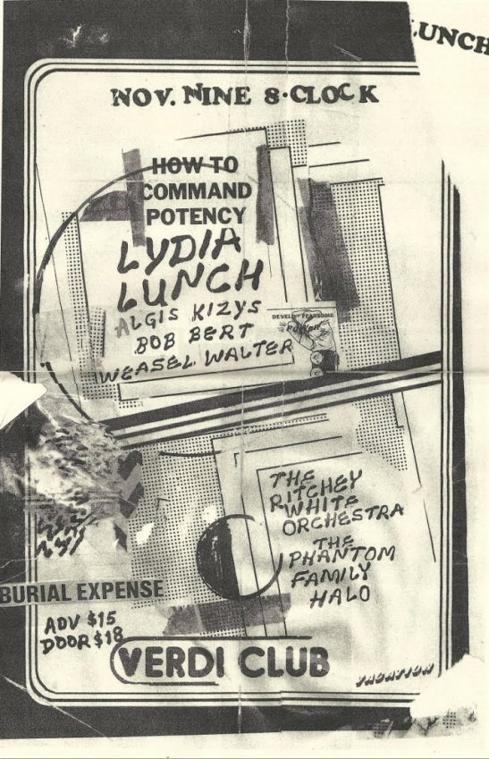 william keihn lydia lunch poster