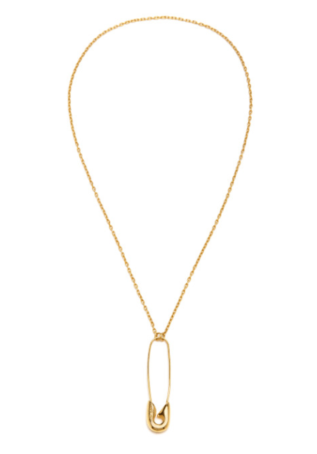 moda operandi binns safety pin necklace