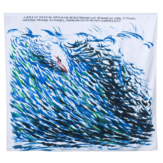 beach towel raymond pettibon
