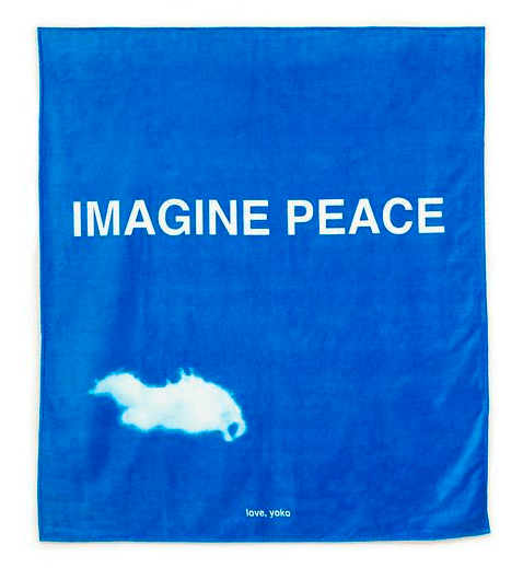 beach towel yoko ono