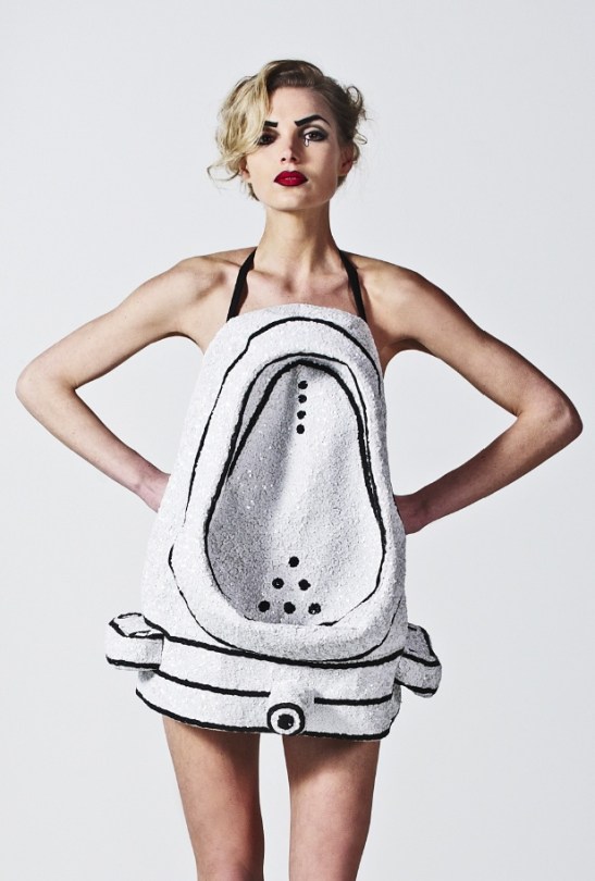 colbert urinal dress