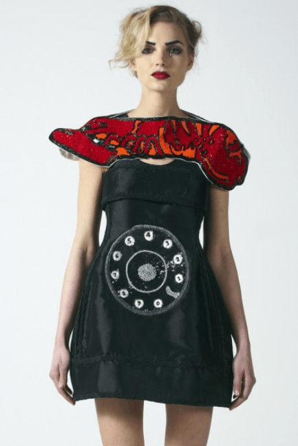 pop art cocktail dress Retro Pop Art Explosion Swing Dress